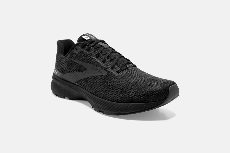 Brooks Launch 8 Road Running Shoes Mens - Black - PBRQT-6034